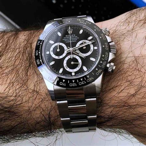 rolex daytona oro bianco quadrante nero|Rolex Daytona quadrante nero in diamanti del 2018 Italian full..